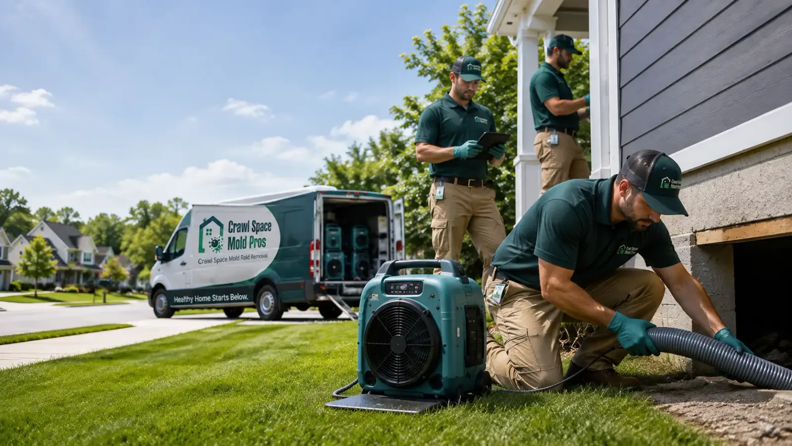 Crawl Space Mold Removal in Conrad, IA